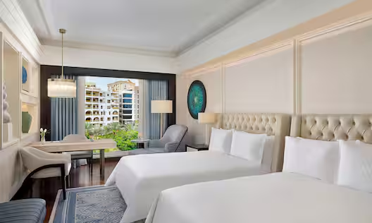 Egypt hotel room with two beds